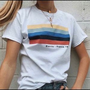 🥀SOLD🥀 Brandy Melville Biarritz Tee